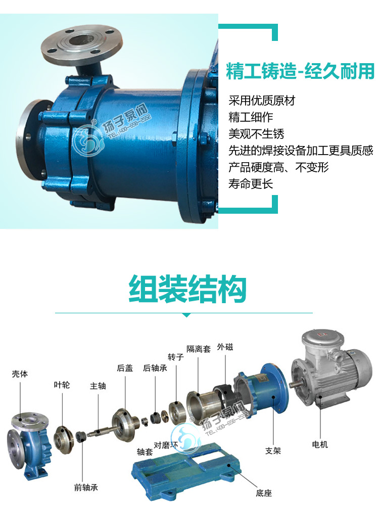 新型氟塑料磁力泵